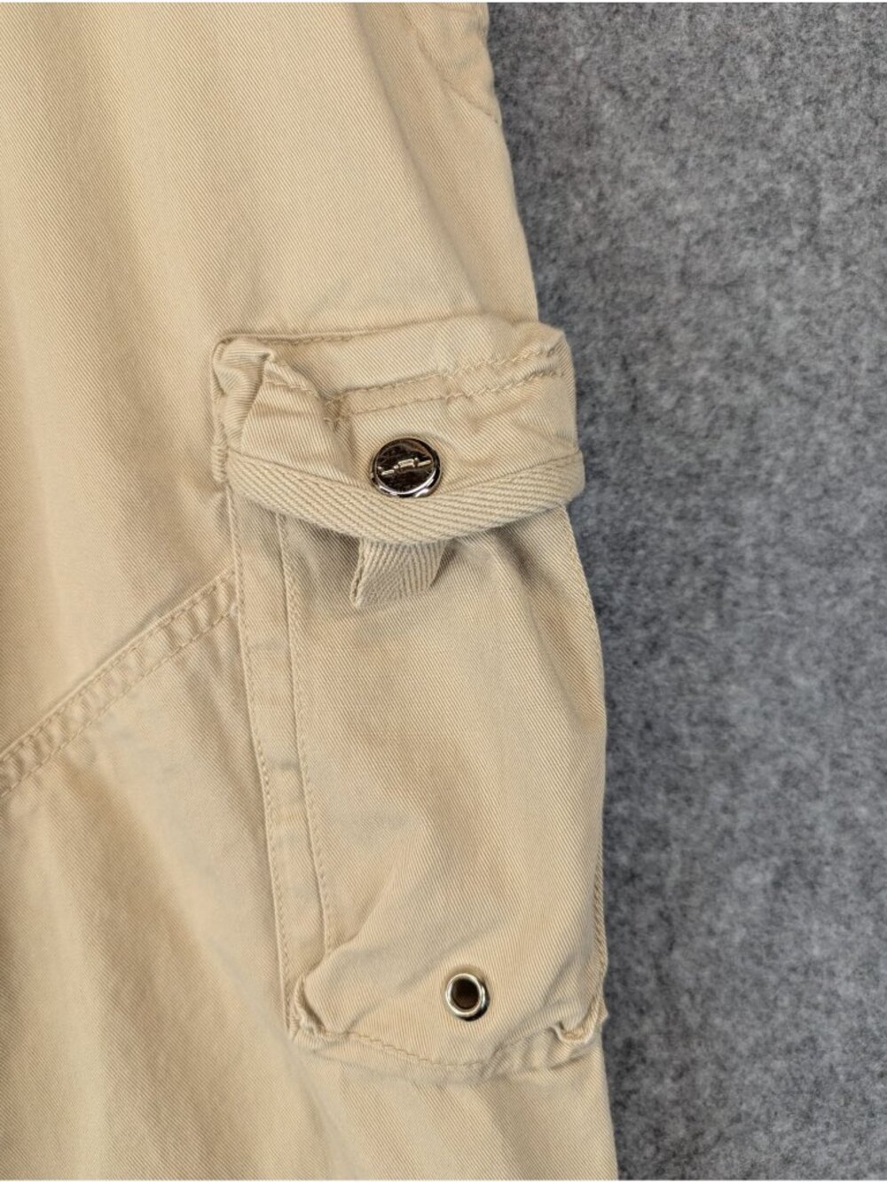 Lauren Ralph Lauren Womens 12 Khaki Cargo Hiking Pants Straight Leg Lightweight - Picture 3 of 12